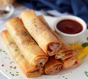 Veg Cheese Spring Roll [2 Pieces]