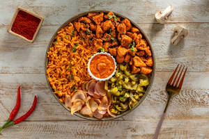 High Protein Portugal Peri Peri Mushroom Rice Bowl