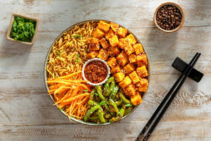 Chinese - Schezwan Tofu Rice Bowl