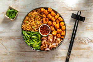 High Protein Korean Paneer Gochujang Rice Bowl
