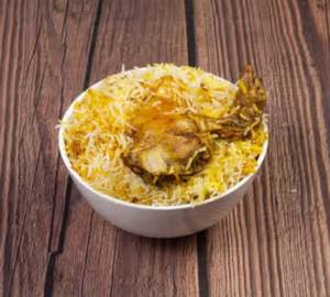Kolkata style chicken biryani half 1 piece