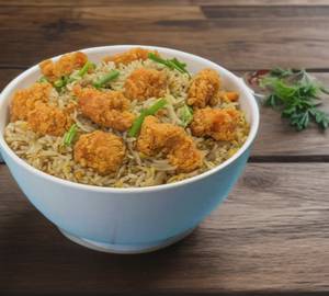 Chicken Popcorn biryani 