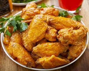 Fried Chicken Wings With Peri Peri Sauce