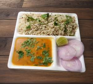 Dal fry with jeera rice