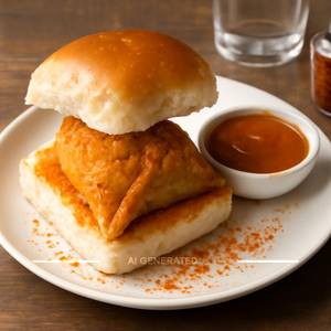 Peri Peri Samosa Pav