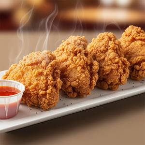 4 picese fried chicken wings