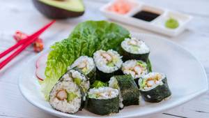 Avocado Teriyaki Maki Roll