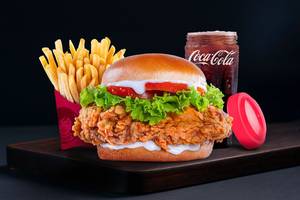 Homestyle Chicken Burger Combo
