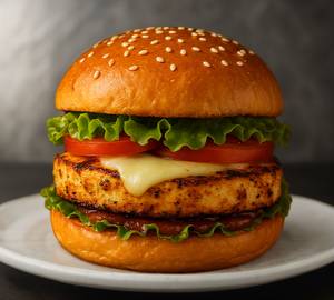 Grilled Aloo Tikki Burger