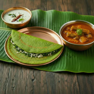Cheese Palak Dosai (2pc)