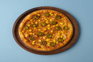 Cheese Corn And Jalapeno Pizza