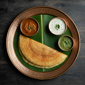 Moong Dal Sada Dosai (2pc)