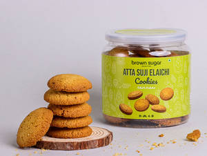 Atta Sujji Elichi Cookies (200 Gm)
