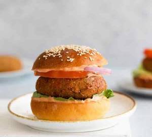 Aloo tikki burger