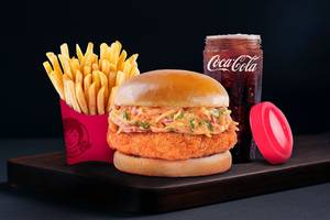 Crispy Chicken Burger Combo