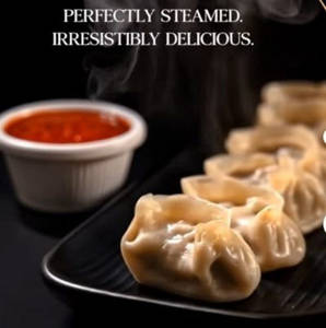Chicken Steamed Momos {10pcs}