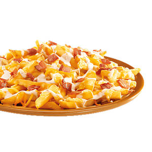 Cheesy Fries With Tuna Fish Chunks