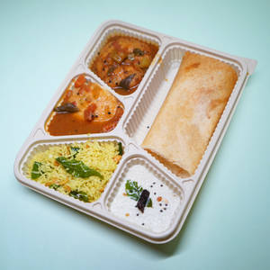 Thali Masala Dosa Rice Platter
