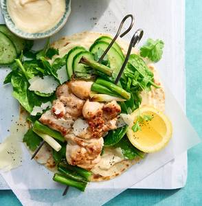 Chicken Espetada With Homemade Garlic Aioli 