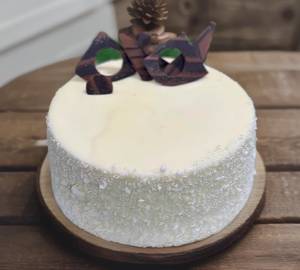 White Fantasy Cake Eggless 500Gm