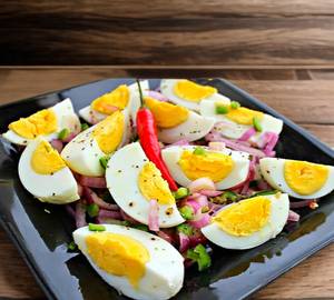 Boiled masala egg