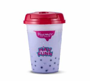 Blueberry Boba Ice Cream Shake