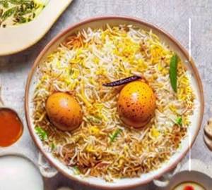 Egg biryani