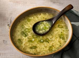 Clear Egg Fried Soup 