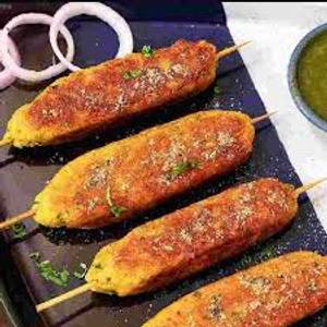 Paneer Corn Seekh Kebab