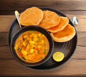 4 Puri + Dahi Aloo (Aggarwal Special)