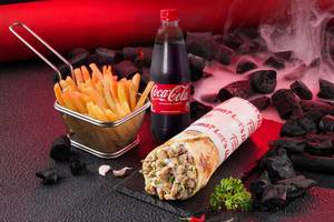 Non-Veg Shawarma with Side & Beverage Meal