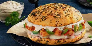 Veg Pizza Burger