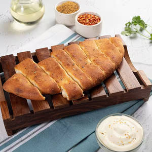 Plain Garlic Bread + Dips