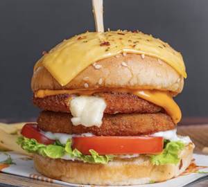 Veg Double Patty Burger