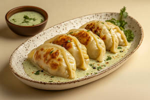 Chicken Cheese Steam Momos