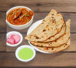 Roti  (4Pc)PaneerMasala+Salad+Curd