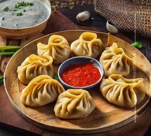 Butter garlic momos  [veg]