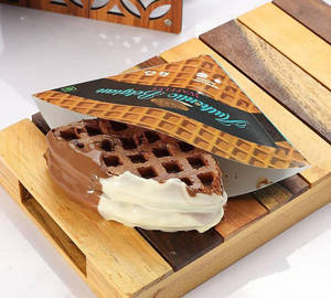 Dark And White Waffle