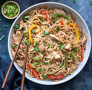 Chicken  Pan Fried Noodles