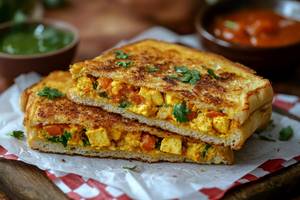 Paneer Tandoori Sandwich