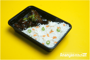 Veg Fried Rice + Veg Manchurian