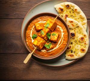Panner butter masala with 2 naan