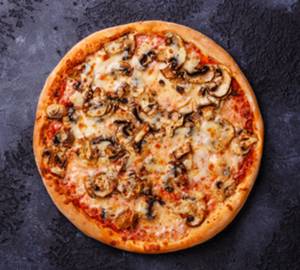 Mushroon and corn pizza 8inch