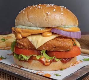 Crunchy Paneer Burger