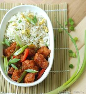 Fried Rice With Chilli Chicken