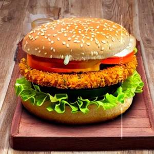 Veg crispy burger