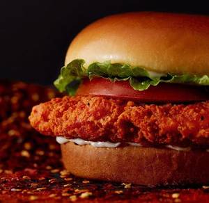 Korean Spicy Chicken Burger