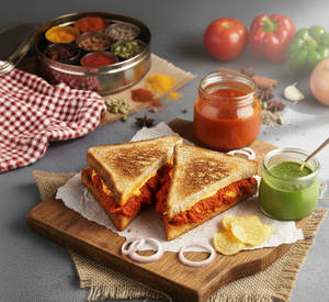 Chicken Korma Sandwich