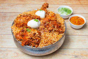 Chicken egg biriyani