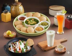 Pani Puri Papdi Chaat Combo For 2